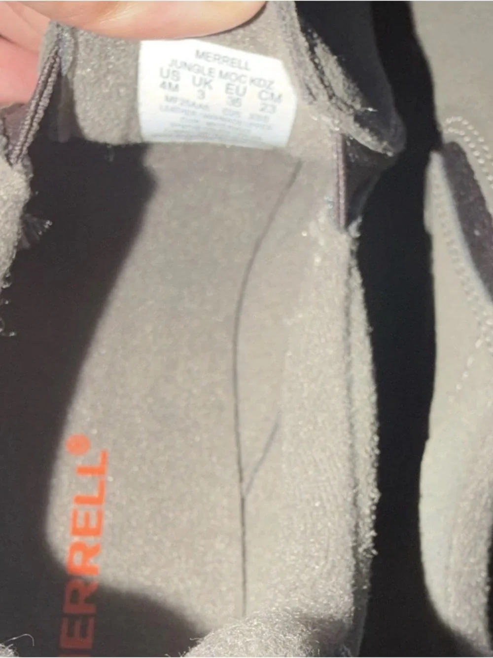 Merrell Men's Slip-On Suede Loafers in Light Beige